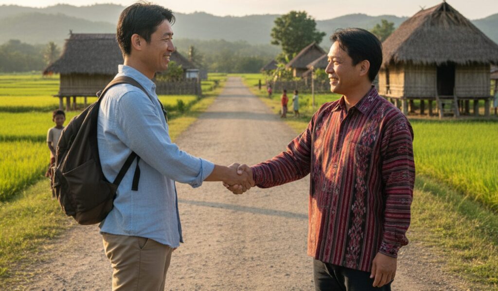 東ティモールの公用語でのあいさつ